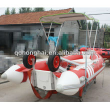 Luxus RIB Boot Fiberglasrumpf HH-RIB380 mit CE-Kennzeichnung